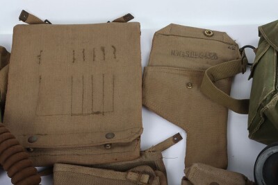 WW2 British Webbing Equipment and Respirators. - 5