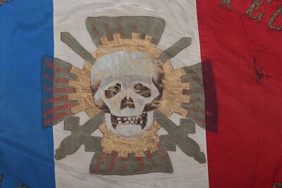 Rare French Fascists Le Croix de Feu (Cross of Fire) Standarte of the 3rd Paris Section - 4