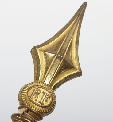Rare French Fascists Le Croix de Feu (Cross of Fire) Standarte of the 3rd Paris Section - 22