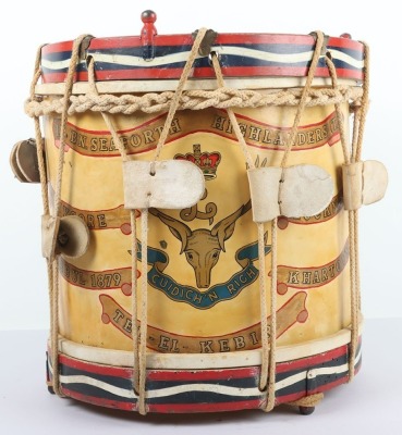 11th Battalion Seaforth Highlanders Regimental Side Drum