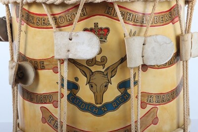 11th Battalion Seaforth Highlanders Regimental Side Drum - 2