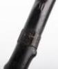 An early 20th century horn and silver banded walking cane - 11