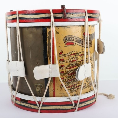 Seaforth Highlanders Regimental Side Drum - 4