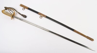 George V Naval Officer&rsquo;s Dress Sword - 4