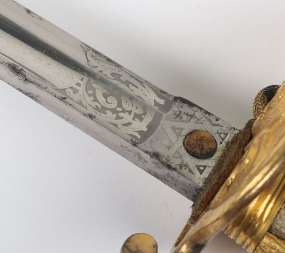 George V Naval Officer&rsquo;s Dress Sword - 8