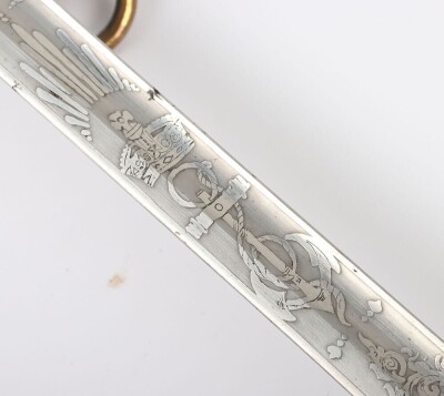 George V Naval Officer&rsquo;s Dress Sword - 9