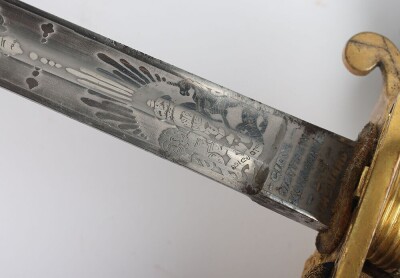 George V Naval Officer&rsquo;s Dress Sword - 11