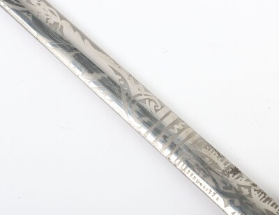 Late Victorian Court Sword - 8