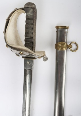 Scarce GVR Officer&rsquo;s Sword of the Shropshire Yeomanry Cavalry