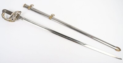 Scarce GVR Officer&rsquo;s Sword of the Shropshire Yeomanry Cavalry - 4
