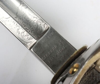 Scarce GVR Officer&rsquo;s Sword of the Shropshire Yeomanry Cavalry - 9