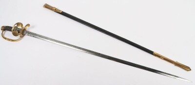 Victorian Honourable Artillery Company Officer&rsquo;s Regulation Dress Sword - 3