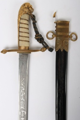Post 1901 Royal Naval Reserve Officer&rsquo;s Dress Dirk - 2