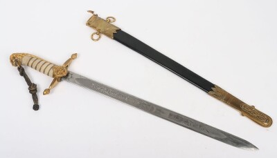 Post 1901 Royal Naval Reserve Officer&rsquo;s Dress Dirk - 3