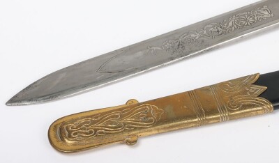 Post 1901 Royal Naval Reserve Officer&rsquo;s Dress Dirk - 5
