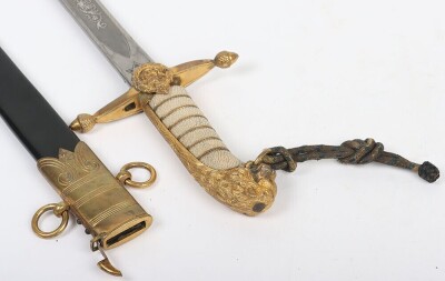 Post 1901 Royal Naval Reserve Officer&rsquo;s Dress Dirk - 6