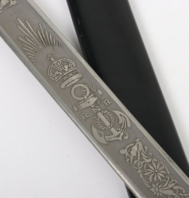 Post 1901 Royal Naval Reserve Officer&rsquo;s Dress Dirk - 10