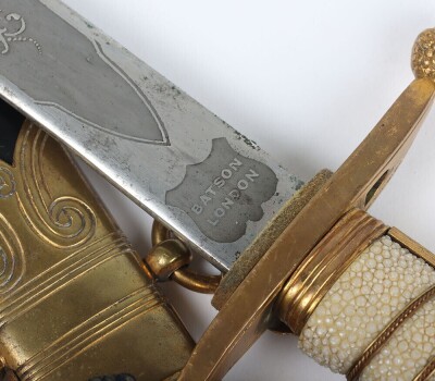Post 1901 Royal Naval Reserve Officer&rsquo;s Dress Dirk - 11