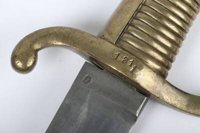 French 1st Empire Military Sidearm Briquet - 8