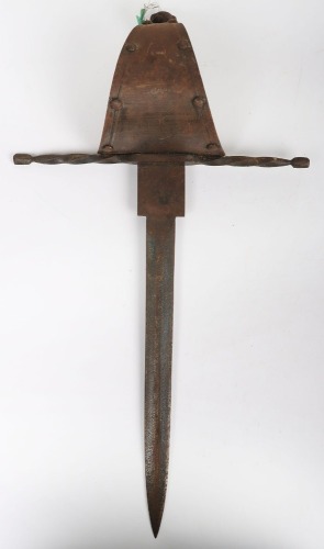 20th Century Iron Copy of a Left Hand Dagger