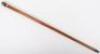 An early 20th century 12ct gold and horn walking cane - 2