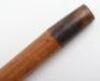 An early 20th century 12ct gold and horn walking cane - 3