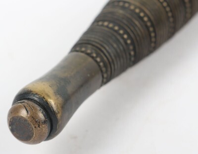 WW2 British Fairbairn Sykes (F.S) 2nd Pattern Ring and Beaded Commando Knife - 4