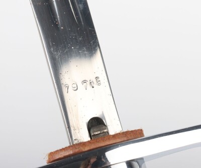 East German D.D.R Army Officers Dress Dagger - 7