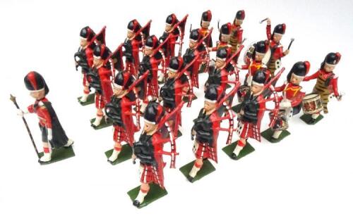 Britains set 2109, Highland Pipe Band of the Black Watch