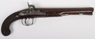 A 28bore Percussion Duelling Pistol by BARBER