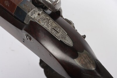 A 28bore Percussion Duelling Pistol by BARBER - 6