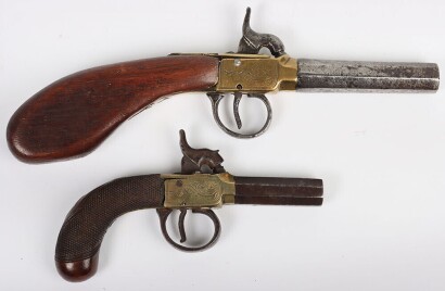 A Boxlock Percussion Pocket Pistol