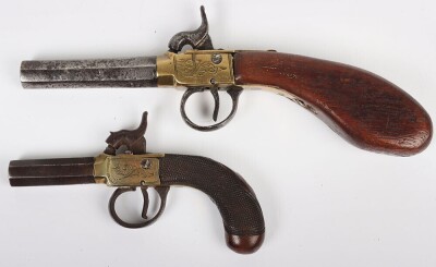 A Boxlock Percussion Pocket Pistol - 2