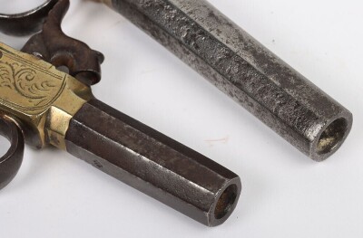 A Boxlock Percussion Pocket Pistol - 4