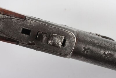A 24 Bore Queen Anne Style Flintlock Boxlock Cannon Barrel Holster Pistol by Sanders of London - 7