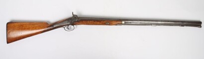 A 16 Bore Back Action Percussion Sporting Gun
