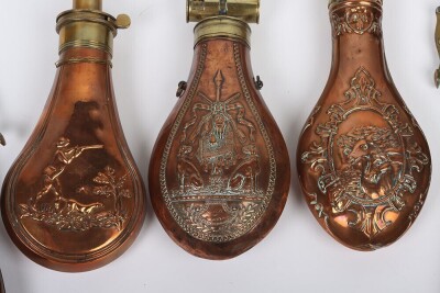 A Copy of a Gun-Sized Copper Powder Flask Embossed with &lsquo;3 Horses Heads&rsquo; After the Painting by John Frederick Herring Snr Depicting Horses Given to Queen Victoria by the Sultan of Muscat - 5