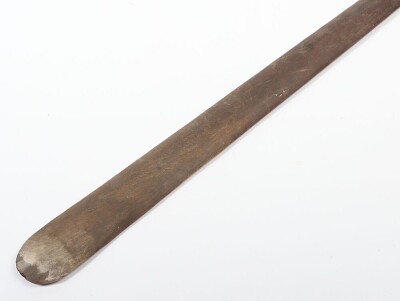 A New Zealand Maori Plain Carved Wooden Quarter Staff Hani - 6