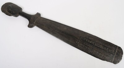 A Trobriand Islander&rsquo;s Hard Wood Sword Club