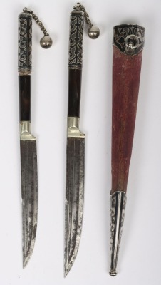 A Set of Two Balkan Travelling Knives c.1900