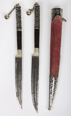 A Set of Two Balkan Travelling Knives c.1900 - 2