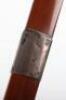 An early 20th century horn and silver banded walking cane - 15