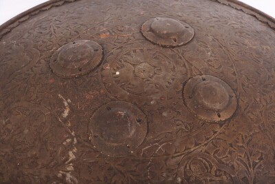 Early 20th Century Indian Circular Iron Shield Dhal - 3