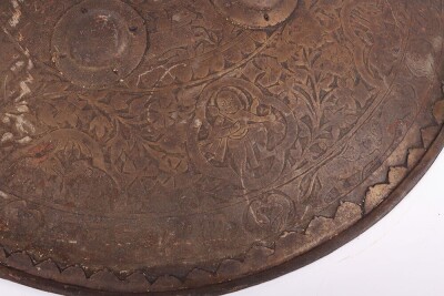Early 20th Century Indian Circular Iron Shield Dhal - 4