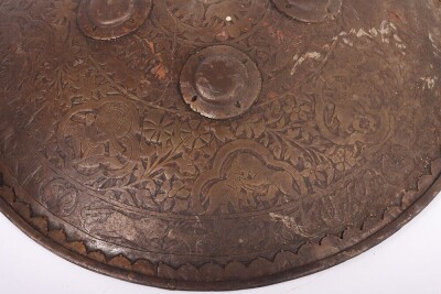 Early 20th Century Indian Circular Iron Shield Dhal - 5