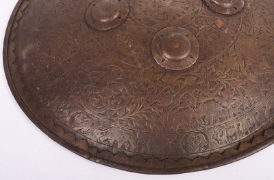 Early 20th Century Indian Circular Iron Shield Dhal - 6