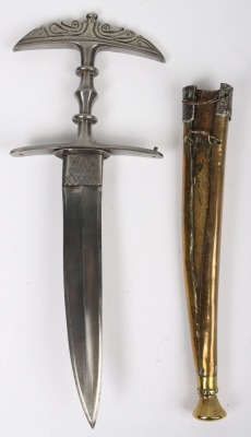 A Kafir Dagger Jamdhar Katari from the Hindu Kush, Probably Late 19th Century - 2