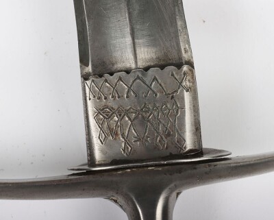A Kafir Dagger Jamdhar Katari from the Hindu Kush, Probably Late 19th Century - 6