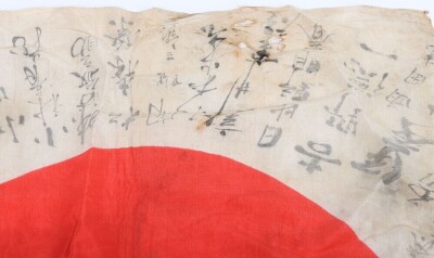 WW2 Japanese Signed Prayer Flag - 3