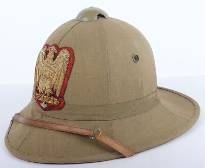 WW2 Italian Army Generals Tropical Sun Helmet